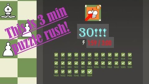 Puzzle Rush 30 in 1:02 (MY FASTEST EVER)