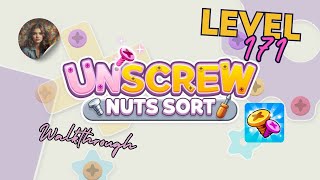 Unscrew Nuts Sort: Pin Puzzle Level 171