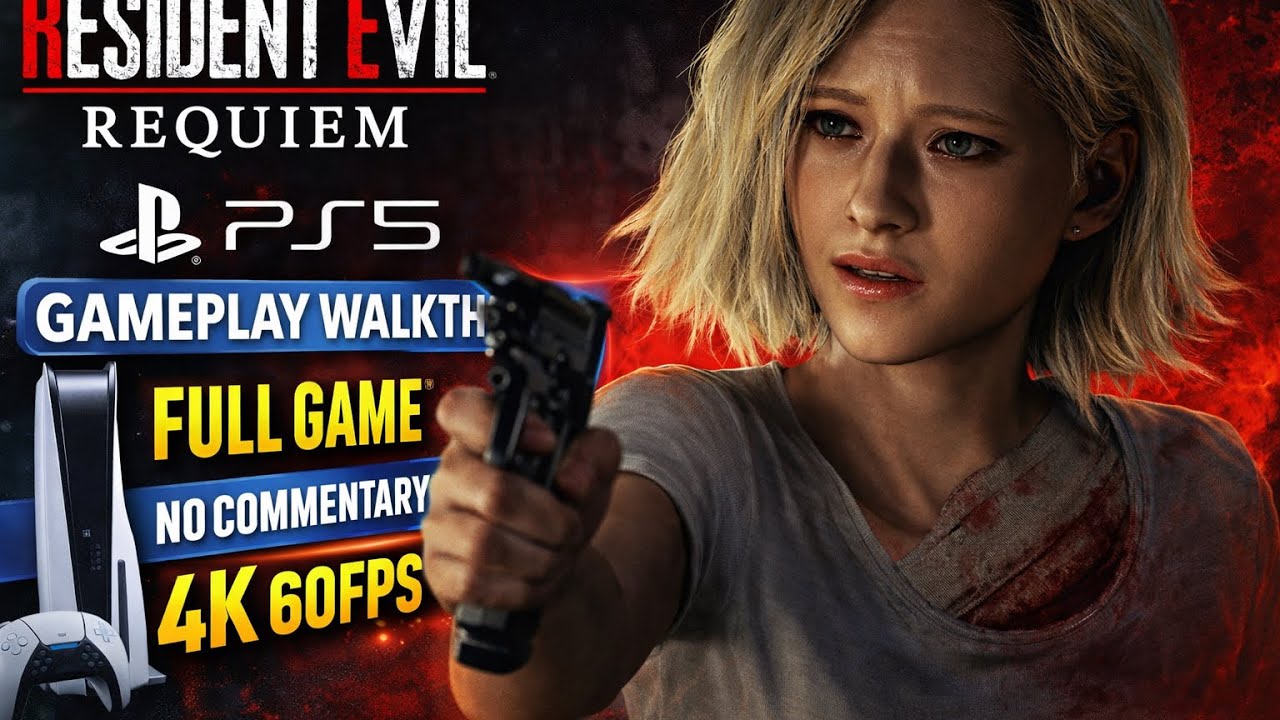 RESIDENT EVIL REQUIEM PS5 Gameplay Walkthrough Part 1 – FULL GAME [4K 60FPS]