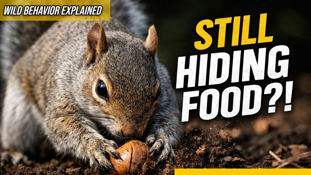 Why Squirrels Keep Burying Food — Even When There’s Plenty to Eat