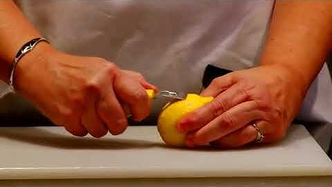 How to Use a Lemon Zester
