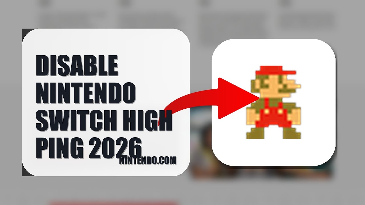 How To Disable Nintendo Switch High Ping 2026 STEP BY STEP YouTube 