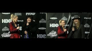 Interview - Ann Wilson and Jerry Cantrell on the 2018 Rock & Roll Hall of Fame Red Carpet