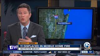 Fires displace residents in Boynton Beach, Wellington