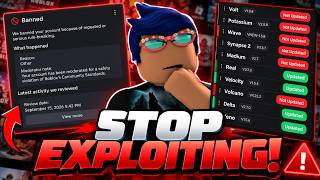 🚨 ROBLOX BANWAVE⁉️⚠️ STOP EXPLOITING RIGHT NOW!⚠️ (EXECUTORS DOWN)