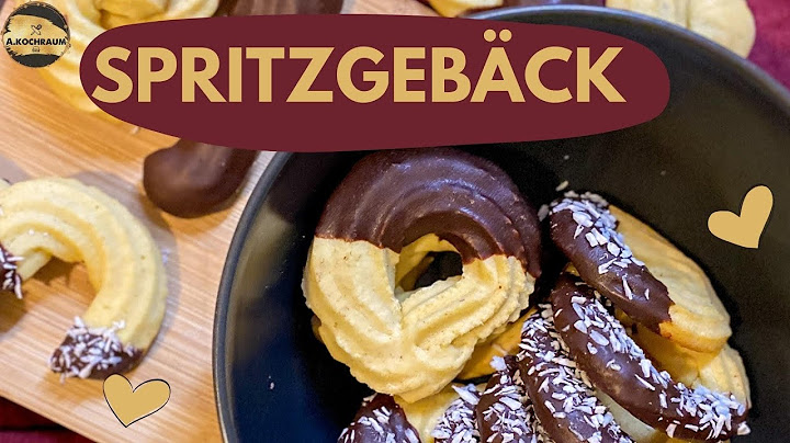 Spritzgebäck ganz einfach mit dem Spritzbeutel