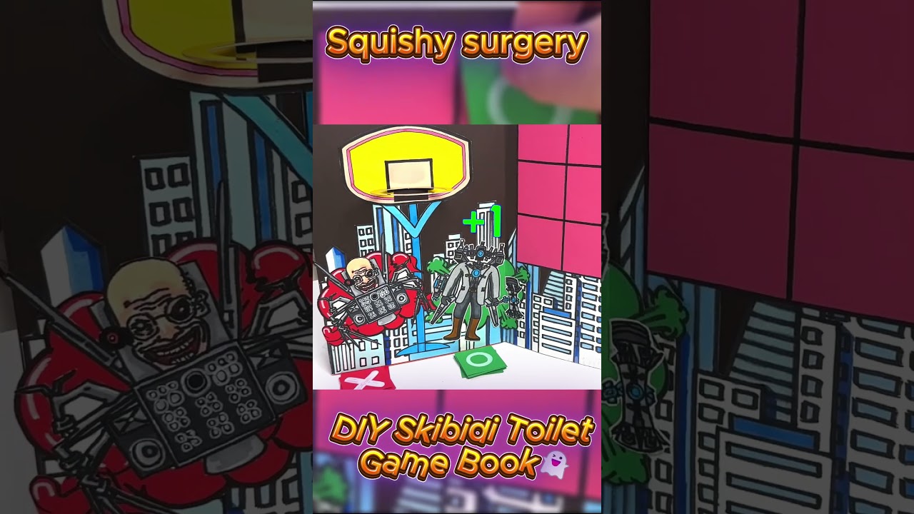 P13 - DIY Skibidi Toilet Game Book👻