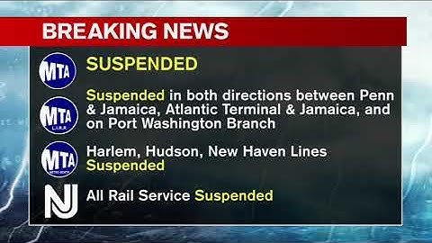 Ida flooding causes subway, train, airport delays, shutdowns