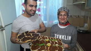 لحم عجين عنتابي وبالخضرة من ديات ماما ودياتي المطبخ السوري