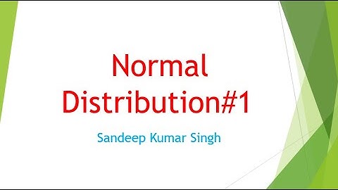 Normal Distribution |Engineering Mathematics | Probability and Statistics| L14