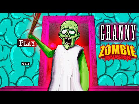 ГРЕННИ ЗОМБИ МОД! Смешное прохождение Каспер играет в Granny!