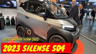 2023 Silence S04 Small Electric Car  Interior and Exterior Walkaround Paris Motor Show 2022