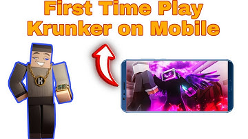 First Time play krunker on mobile#krunker