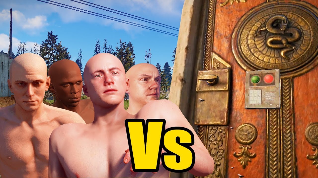 Rust Zerg Vs. Code Lock - YouTube