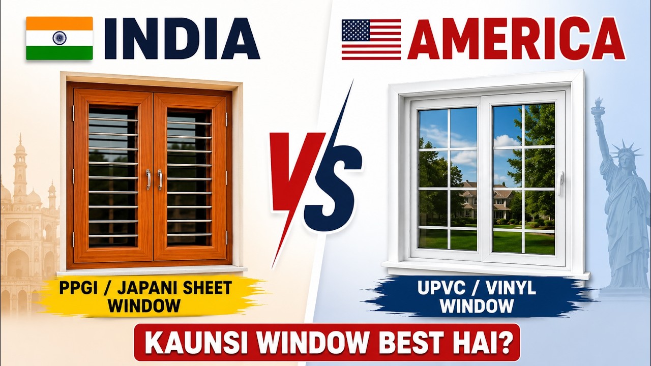 Indian Window vs American Window | Material Coparison | NDS Steel