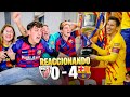 HINCHAS del BARÇA REACCIONAN a la FINAL ATHLETIC CLUB 0 - 4 BARÇA *nos volvemos LOCOS*