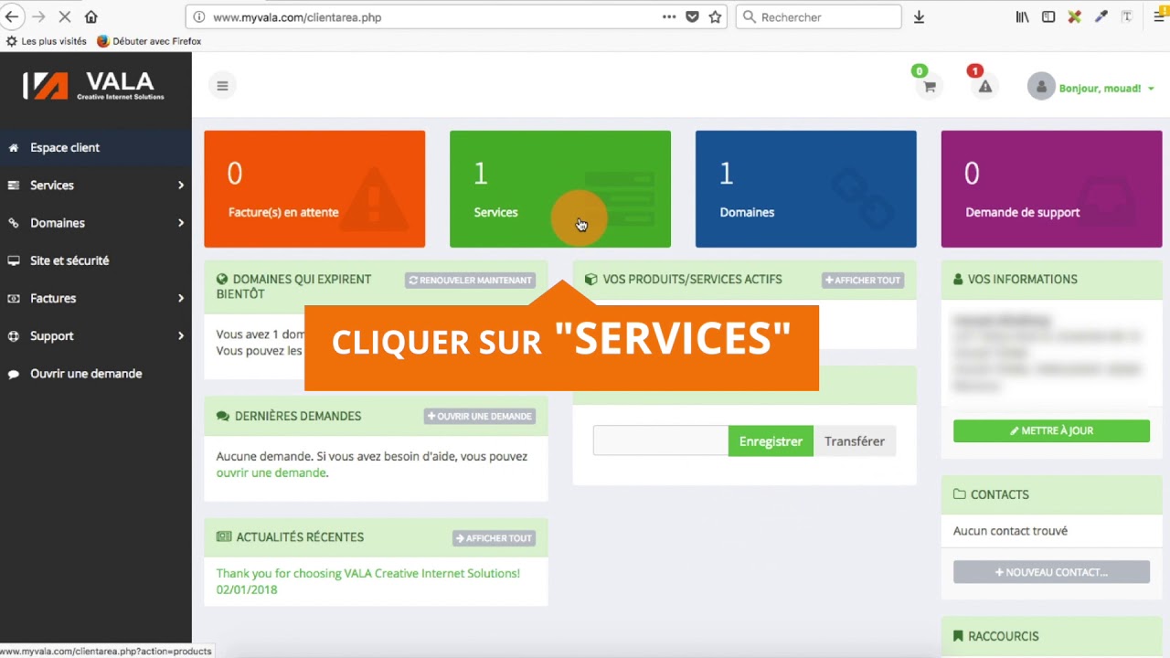 Se Connecter Au Control Panel Youtube