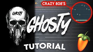 HOW TO MAKE DARK UK DRILL BEATS LIKE GHOSTY (UK Drill Tutorial - FL Studio)