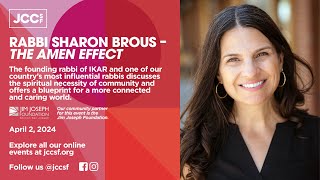 Rabbi Sharon Brous - The Amen Effect | JCCSF