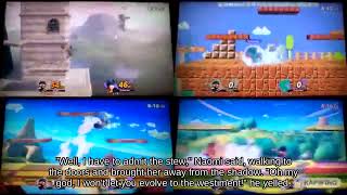 Fair Villager on Miiverse attacks with Team Healer - Super Smash Brothers Ultimate