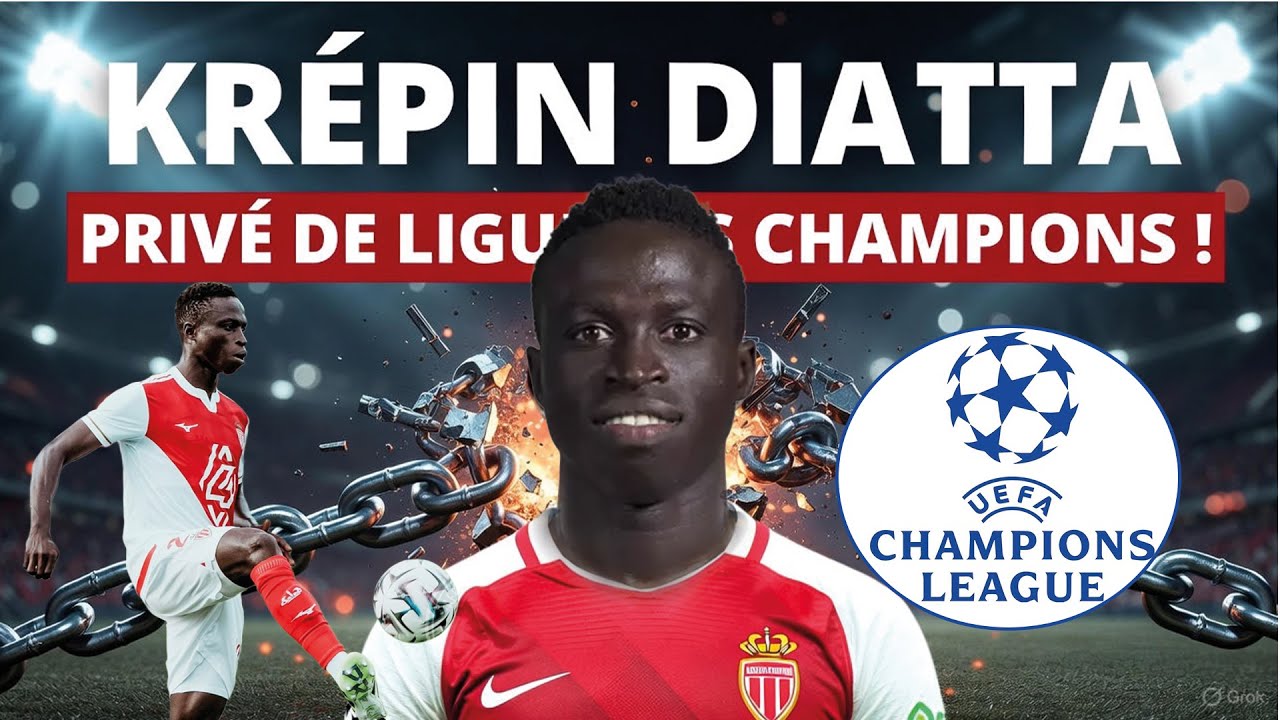 « KRÉNORME SCANDALE À MONACO : Krépin Diatta VIRÉ de la Ligue des Champions à cause de Zakaria ! 😱🔥»
