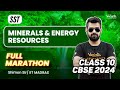 Minerals and energy resources full marathon  class 10 sst  cbse 2024  shimon sir