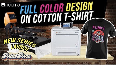 2-Step Heat Transfer Printing | Full-Color Design On Cotton T-Shirt | Print Pros (Ep 1)