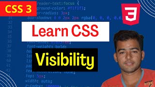 CSS Visibility Property: CSS Advanced Tutorial in Hindi /Urdu