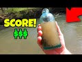 FLOOD REVEALS RARE ANTIQUE BOTTLES, CELL PHONE AND SKELETAL REMAINS OF UNKNOWN ANIMAL!!!