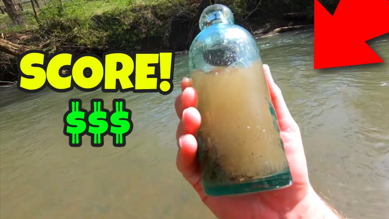 FLOOD REVEALS RARE ANTIQUE BOTTLES, CELL PHONE AND SKELETAL REMAINS OF ...
