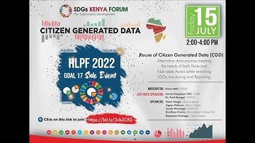 Citizen Generated #Data: #HLPF2022  #CGD
