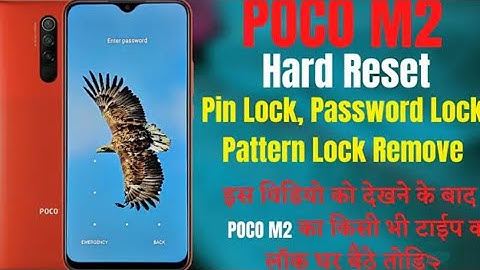 Hard Reset Poco M2 Pro/M2 | Forget Password Pattern Pin Unlock | Poco M2/M2 Pro Reset Screen Lock