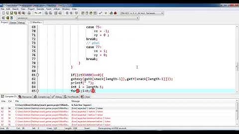 BAI 3. luyện tập ngôn ngữ lập trình C với game rắn săn mồi