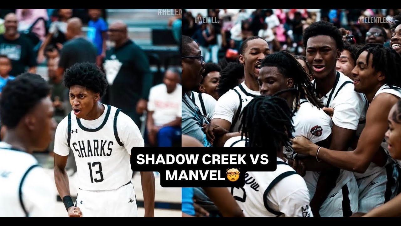 6A MATCHUP SHADOW CREEK VS MANVEL RIVAL GAME (BJ LAFELL HITS GAME WINNER )