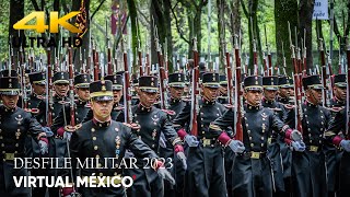 [4K] DESFILE MILITAR 2023 ¡Esta parte de reforma es mejor!  MEXICO CITY ASMR WALKING AMBIENCE