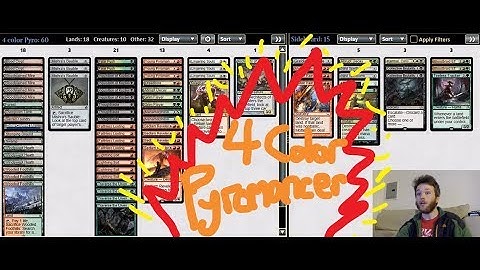 MTG - Modern 4 Color Pyromancer