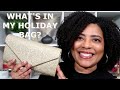 VLOGMAS: Day 21 - WHAT&#39;S IN MY HOLIDAY BAG? // Necessities for a Night Out // NaturalRaeRae