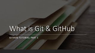 Celebrity Git & GitHub Tutorial Introduction Part 1 Profile