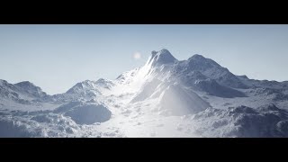 Snow Mountain: (Unreal Engine / World Machine) (EU4) Landscape Environment Design