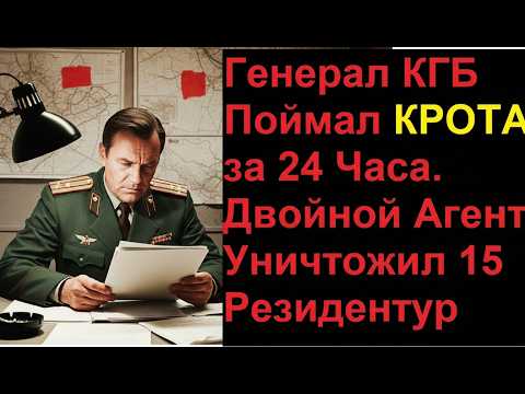 Генерал КГБ Поймал КРОТА за 24 Часа. Двойной Агент Уничтожил 15 Резидентур