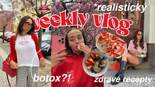 JDU NA BOTOX, BĚHÁNÍ & JARNÍ RECEPTY! | weekly vlog 🍓