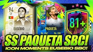 94 ICON MOMENTS EUSEBIO SBC & 94 SUMMER STARS PAQUETA! FIFA 21 Ultimate Team