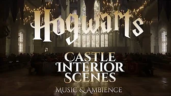 Hogwarts Interior Scenes Music & Ambience | Hogwarts Legacy | Harry Potter