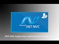 Authentication - MVC Web Application Database Setup with SQL