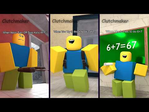 When Noob tries to do 6+7 (part 1) - Roblox Dead Rails #roblox