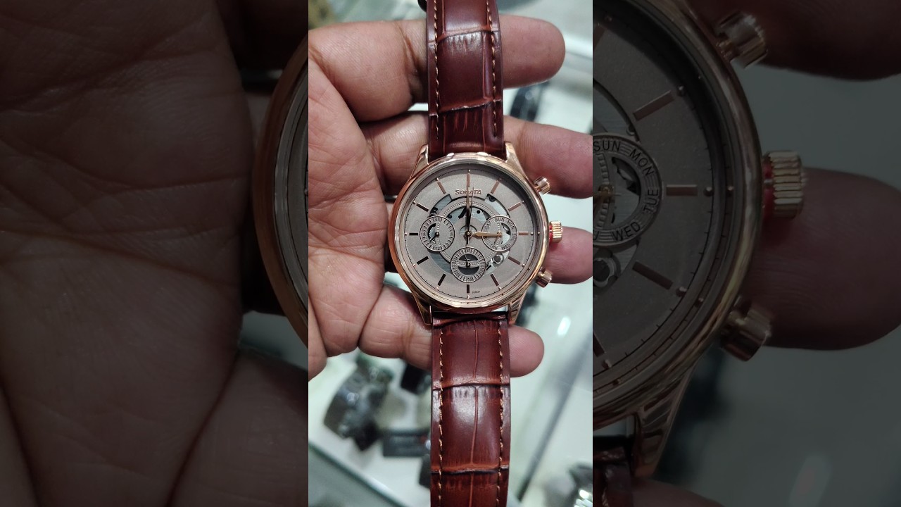 Sonata New Launch Multifunction Classic Look Watch Review 