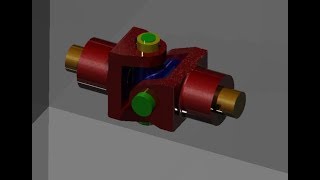 Universal Coupling | Creo | part Design And Assembly