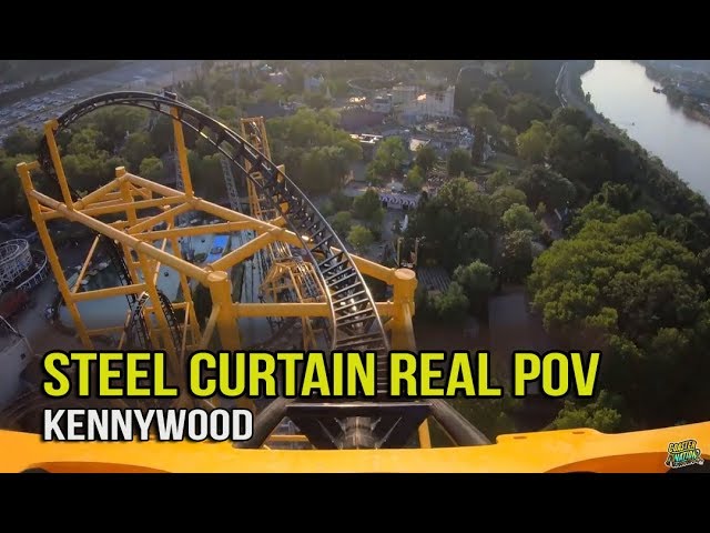 Steel Curtain 4K off-ride @60fps w/Pittsburgh Steelers Kennywood 