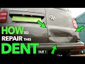 HUGE DENT REPAIRED WITHOUT PAINTING! | (PART 1)Using PDR By Dent-Remover