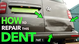 HUGE DENT REPAIRED WITHOUT PAINTING! | (PART 1)Using PDR By Dent-Remover